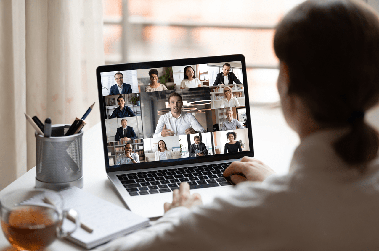 Company video call