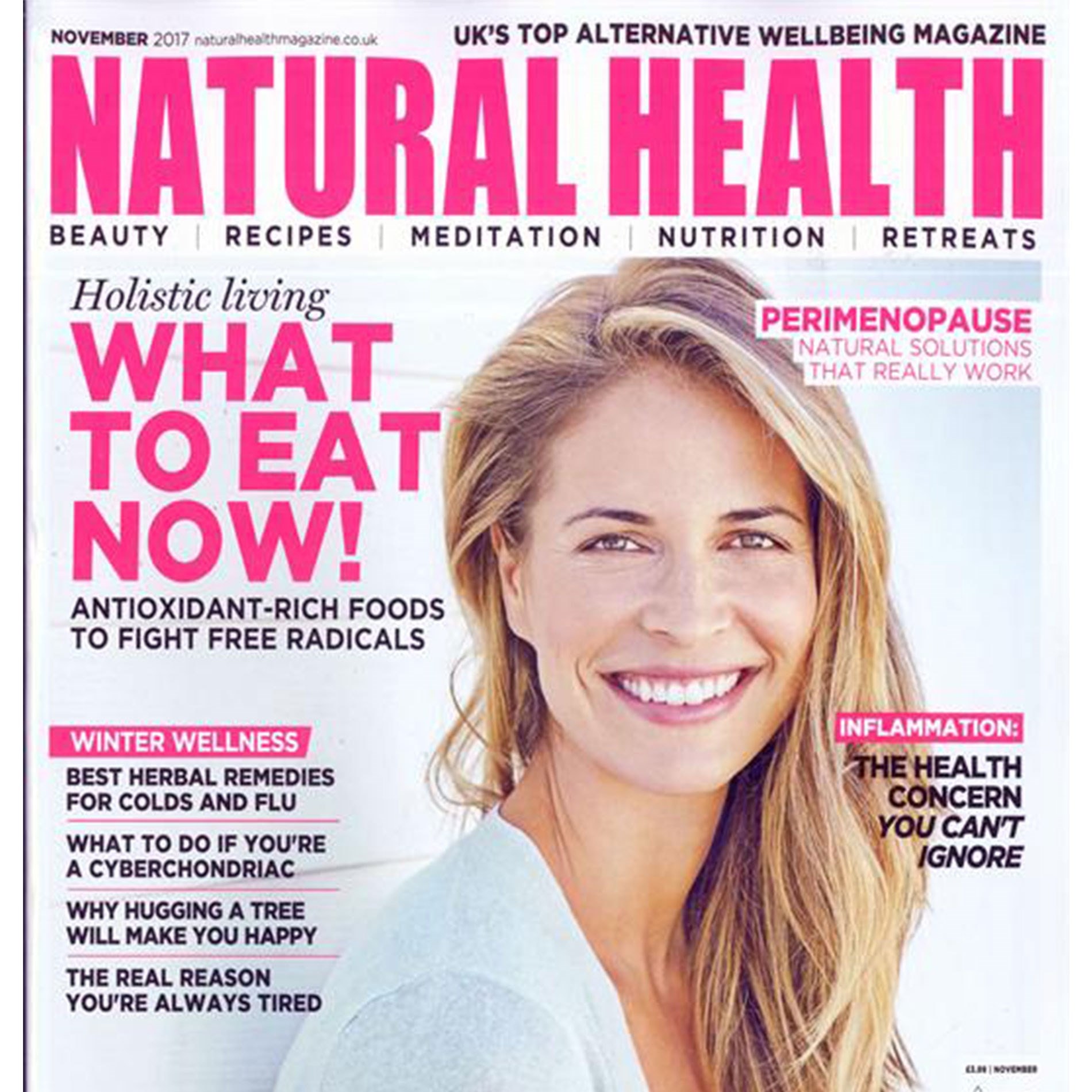 natural health magazine front cover