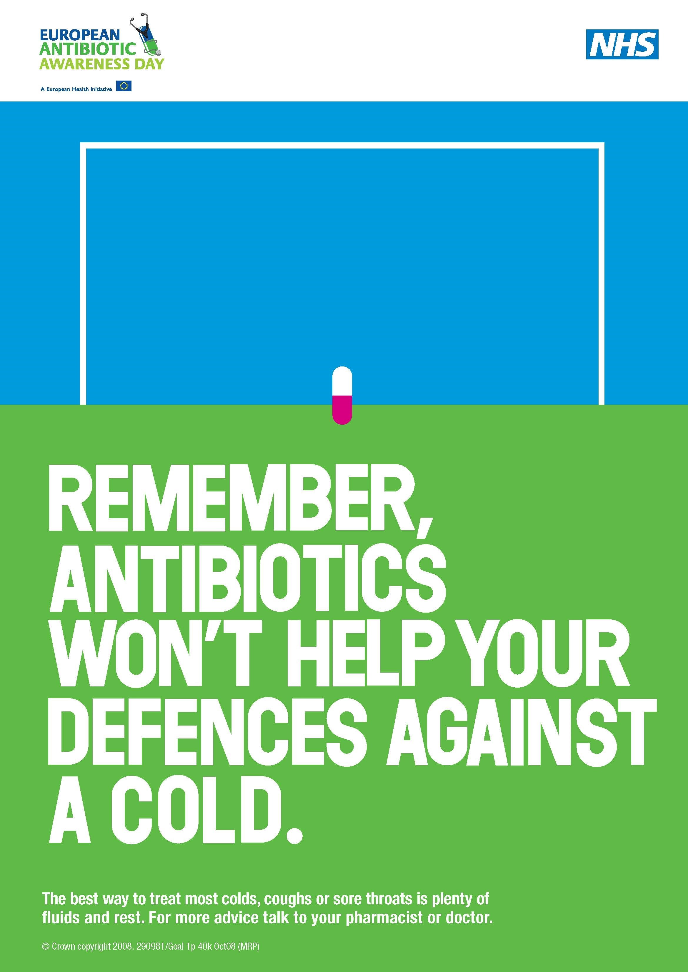NHS antibiotics campaign 