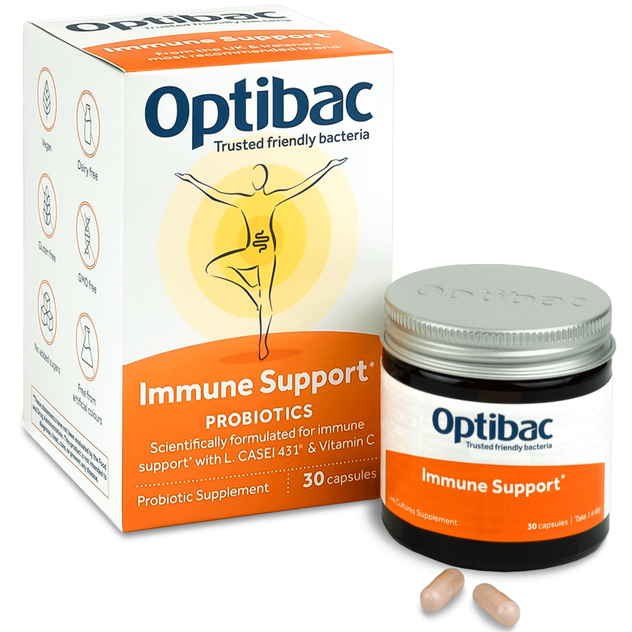 Optibac Probiotics Immune Support | Probiotics for Immune System