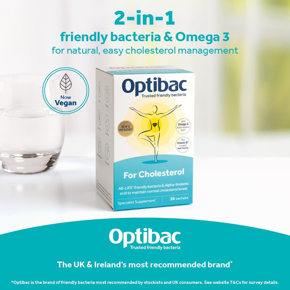 Omega 3 in Optibac Probiotics For Cholesterol