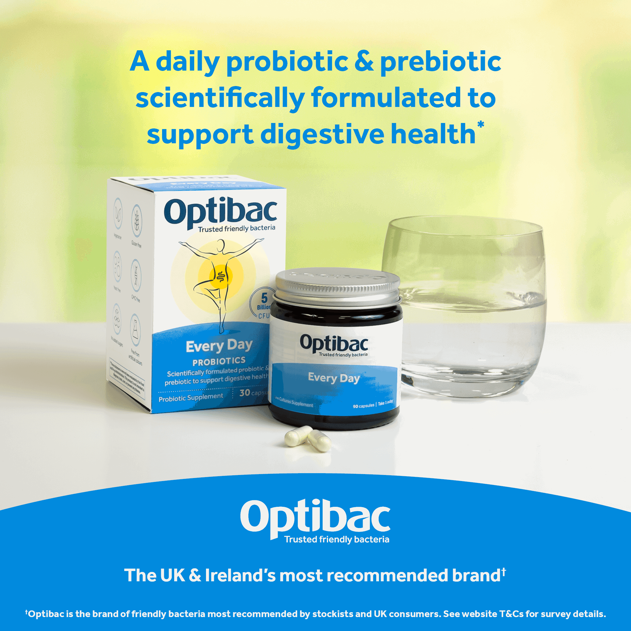 Award winning Optibac Probiotics Every Day