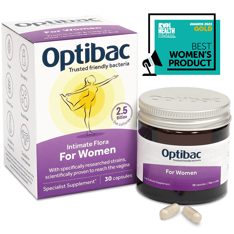 Optibac Probiotics UK | For Women won rude health award