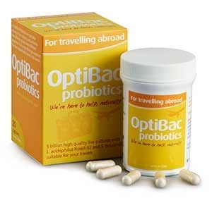 Probiotics for travelling