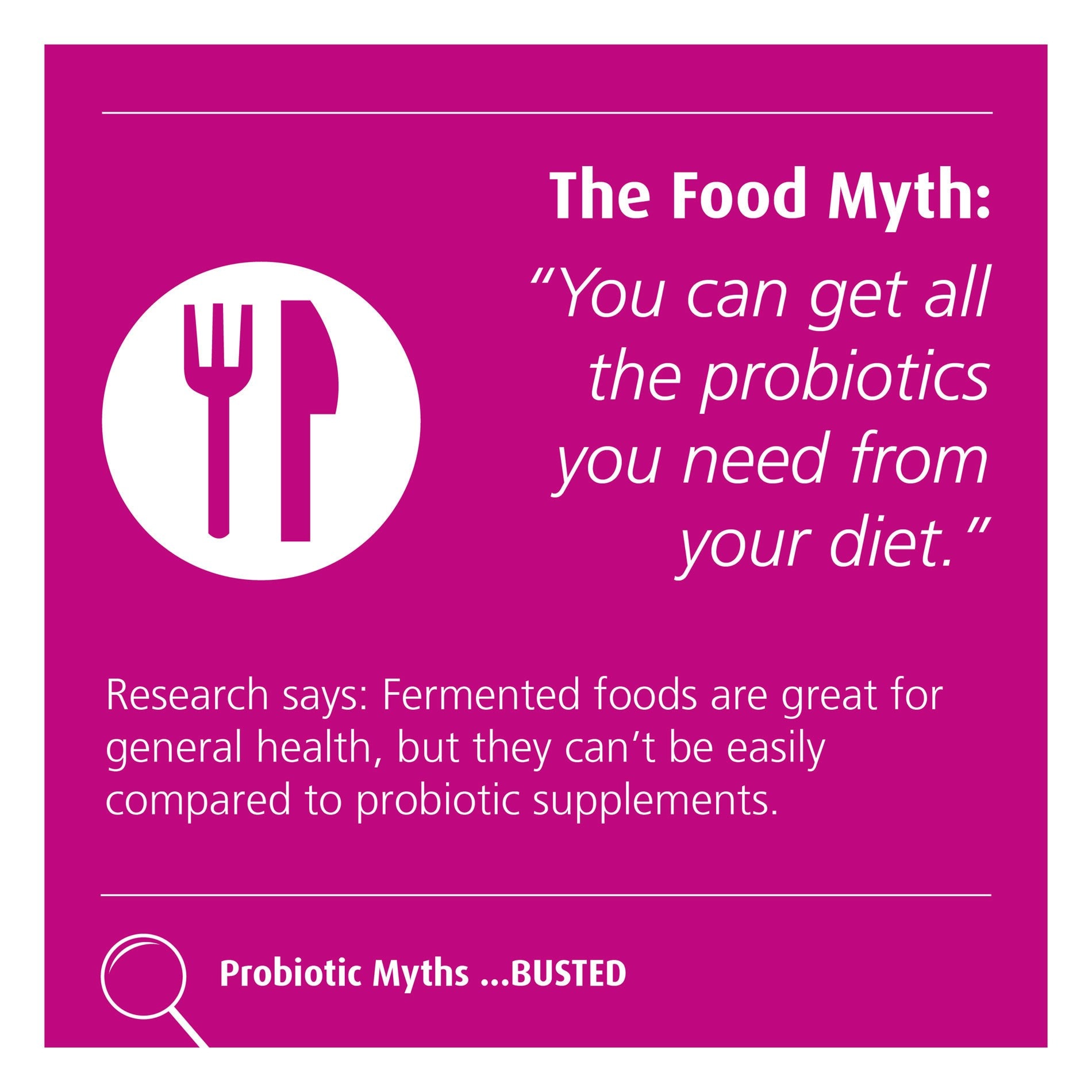 The food myth