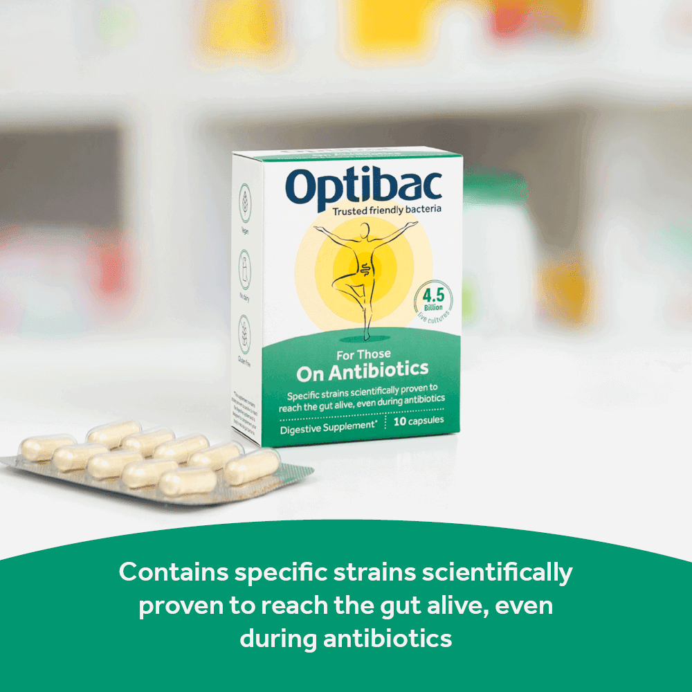 Optibac Probiotics For Those On Antibiotics - researched strains