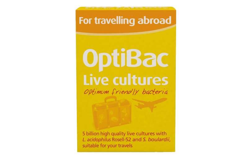 Optibac For travelling abroad